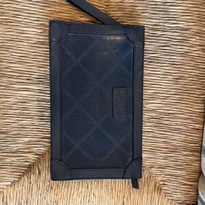 Kate Spade Black Leather Wristlet